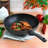 4.1 Quart Aluminum Nonstick Wok in Black