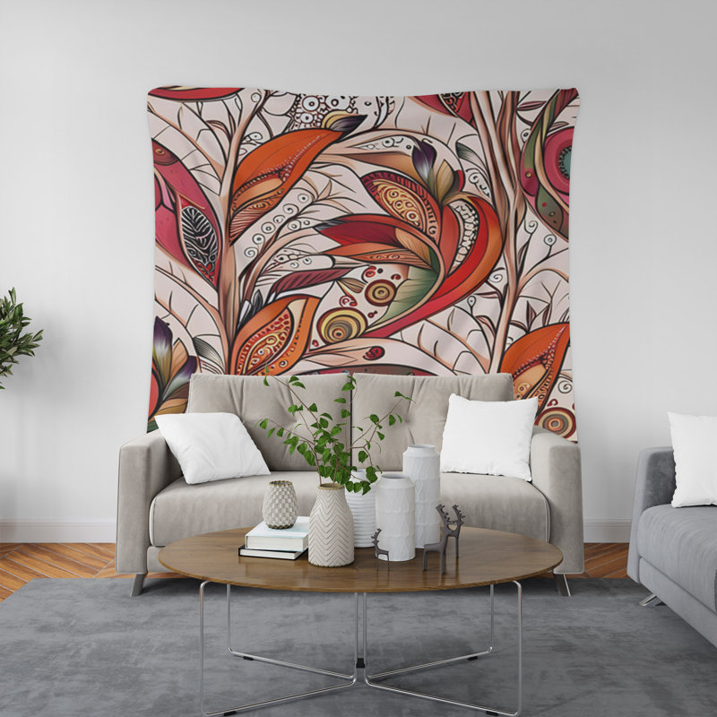 Tapisserie murale, H 88 po x l 104 po
