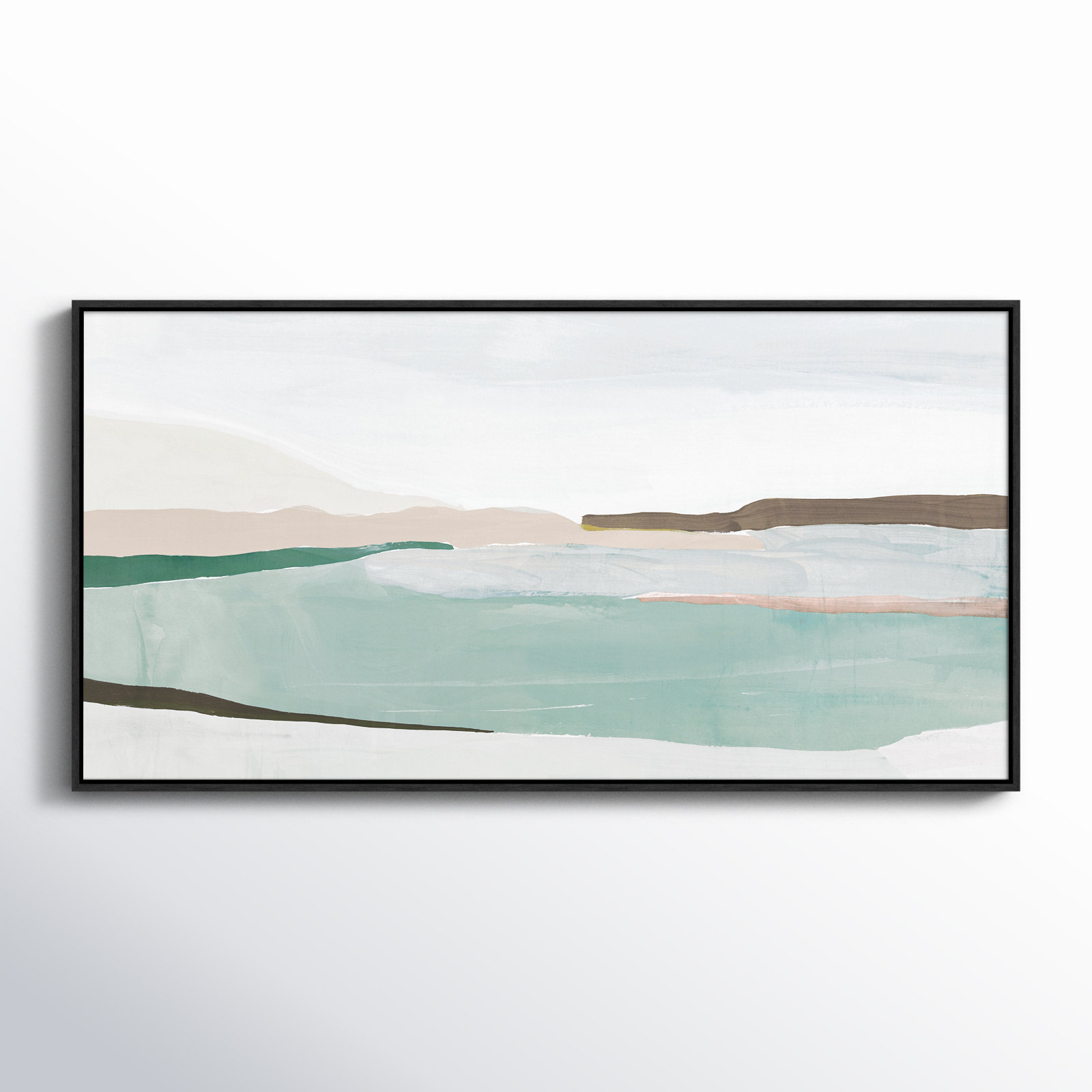 Kerala "Sole of the Land II" Print, Espresso, 21.5" H x 41.5" W x 2" D