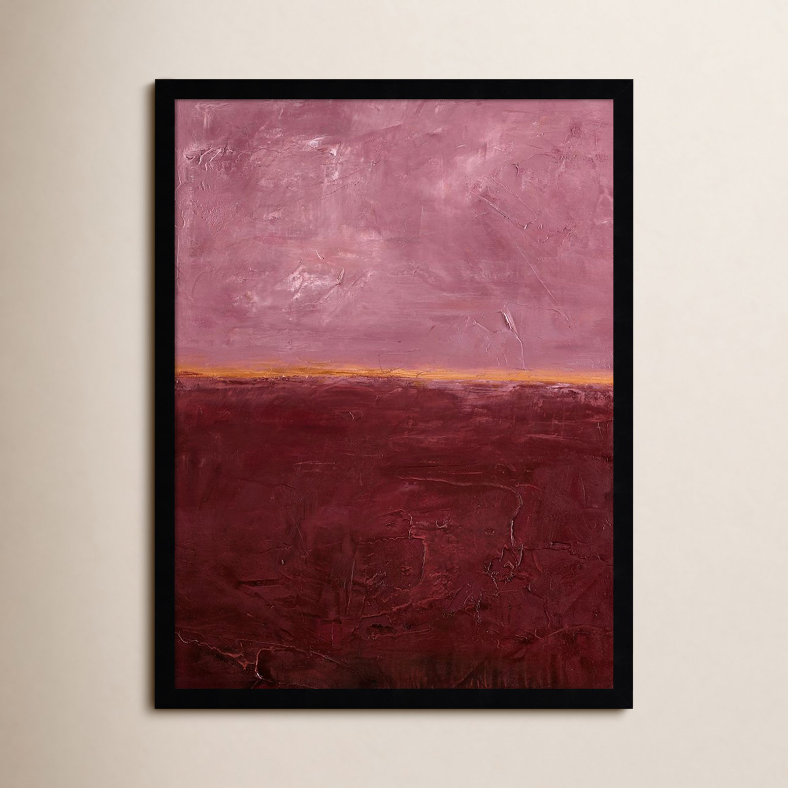 Edge Rose Print by Design Fabrikken, Black, 25" H x 19" W