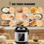 Cuiseur à riz et à vapeur numériques WHALL de 10 tasses, capacité de cuisson de 20 tasses, multifonction avec réglages de cuisson lente et d'avoine, maintien automatique au chaud