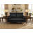 58" Faux Leather Square Arm Loveseat-1591697348