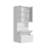 78.7" H Bookcase Storage Cabinet With Glass Doors & Flip-Top Reading Bench
