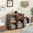  1 Pcs 3-cube Bookshelf 2-tier Open Shelf Bookcase With Drawer Home Storage Organizer