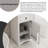 20 In. Bathroom Vanity With Ceramic Sink-994226364