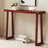 Claude Rectangular Console Table with Shelf – Sleek and Modern Entryway, Hallway, or Sofa Table with Trapezoidal Legs-1619113747