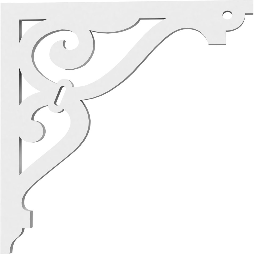 Finley Architectural Grade PVC Bracket Ekena Millwork 