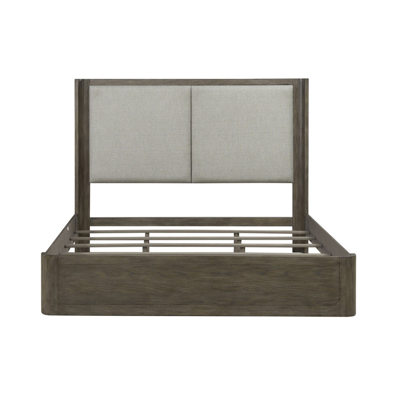 Ensemble de lit, commode et miroir Shaly, Très grand, 4 Pcs: Bed, 2 Dressers, Mirror
