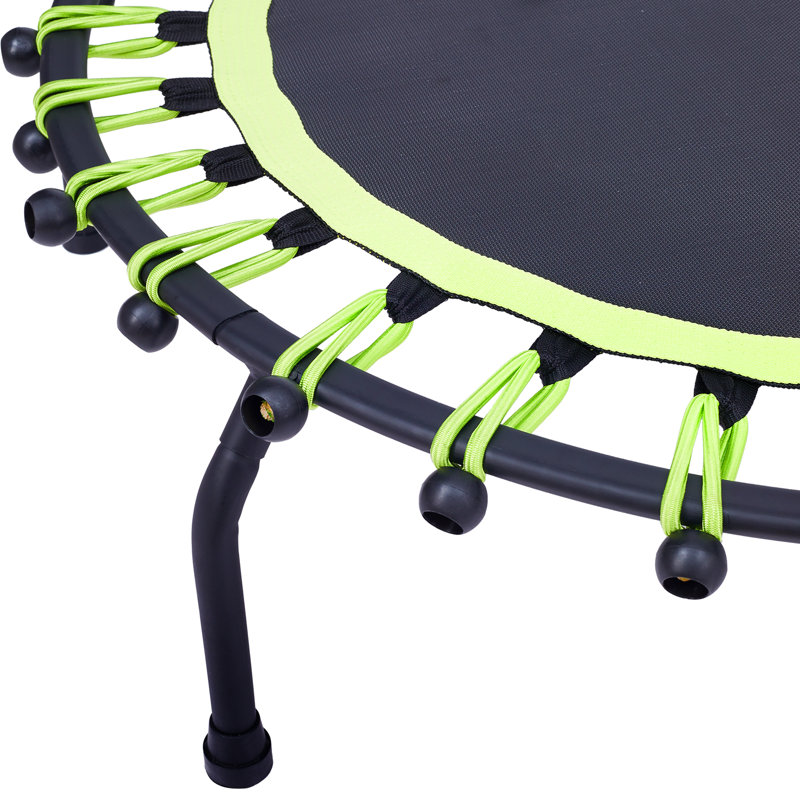 Freeport Park 101cm Round Backyard Trampoline, Black/Green
