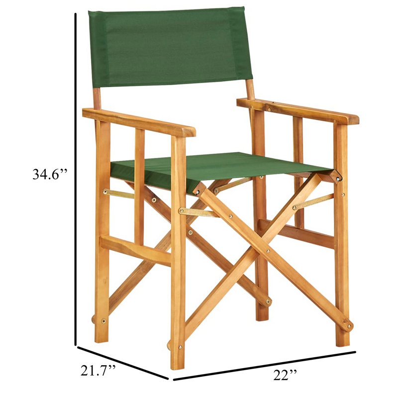 Jinesh Folding Deck Chair, Green