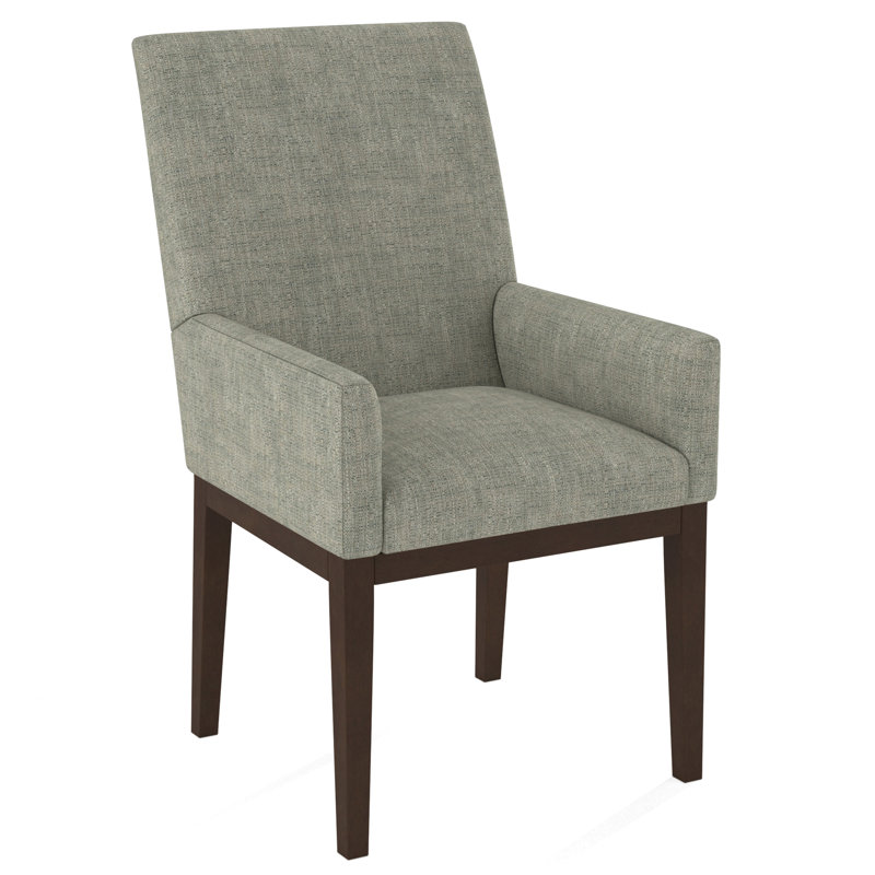 Upholstered Arm Chair, Salvador Butter, Nutmeg