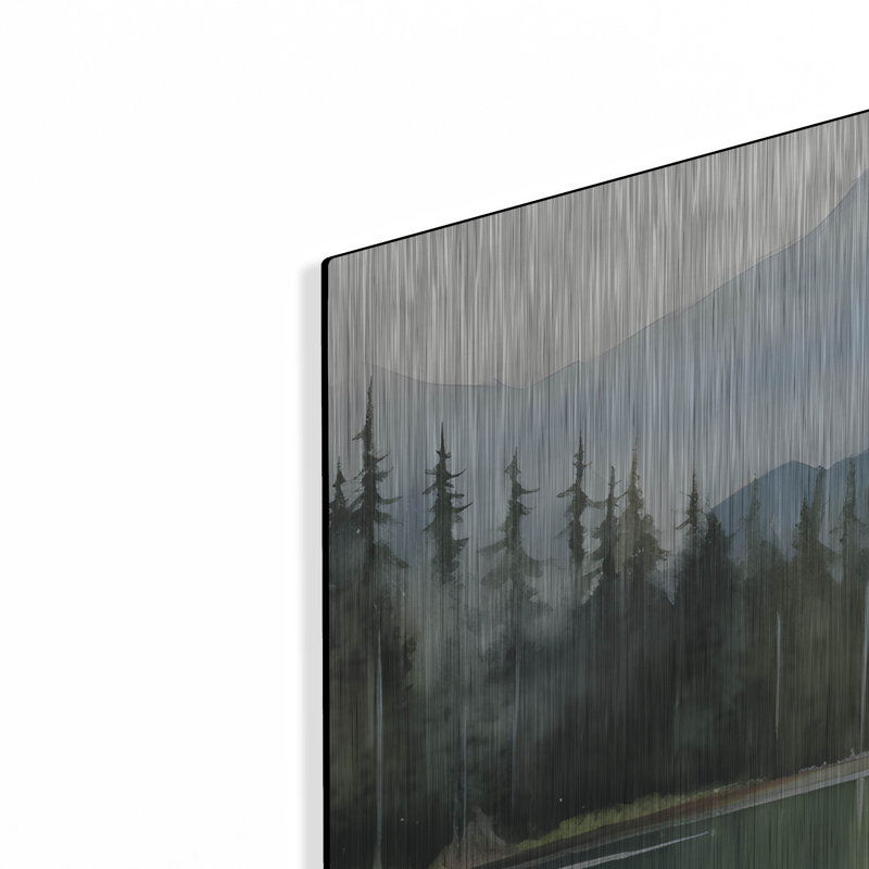 «Forest Landscape I» par Petals Prints Design, art mural en métal, H 24 po x l 16 po