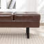 Banc de rangement rembourré en similicuir Charice-132539111