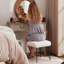 Tabouret de meuble-lavabo 17 po-122126904