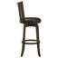 Chaise de bar pivotante en bois