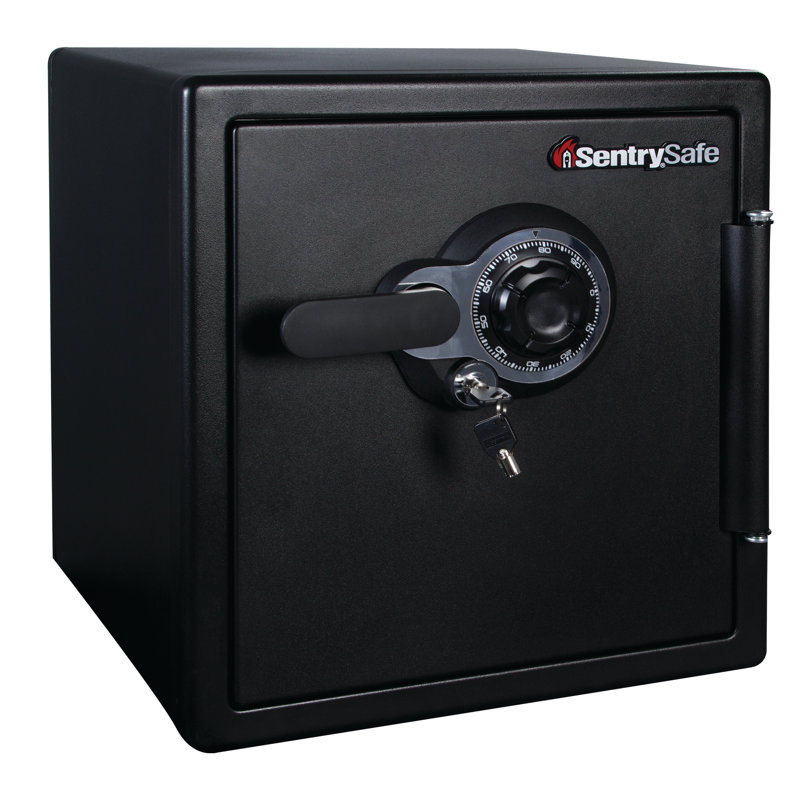 SentrySafe 1.2 CuFt Fire/Water Security Safe with Combination Lock and Override Key