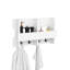 Support mural moderne 100% mélaminé blanc, épaisseur 0,7 po | Capacité de poids maximale: 11 lb | Conception polyvalente, idéale pour l'organisation de la maison et du bureau-956714387