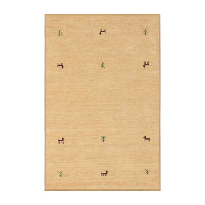 Surface beige contemporaine tapis Cahn