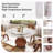 Ikerne Round Dining Table With Lazy Susan Vase-Shaped Solid Wood Pedestal-1446827007-1446827000