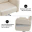  Fauteuil de coiffeur en cuir Marv