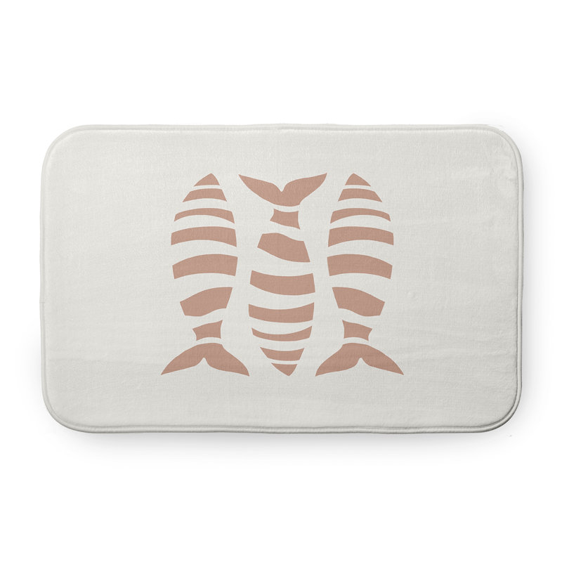 Tapis de bain Sail Sun and Fun, L 21 po x L 34 po, Rose