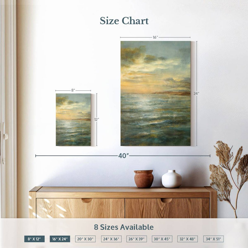 Kerrick Serene Sea Clouds III, H 24 po x l 16 po
