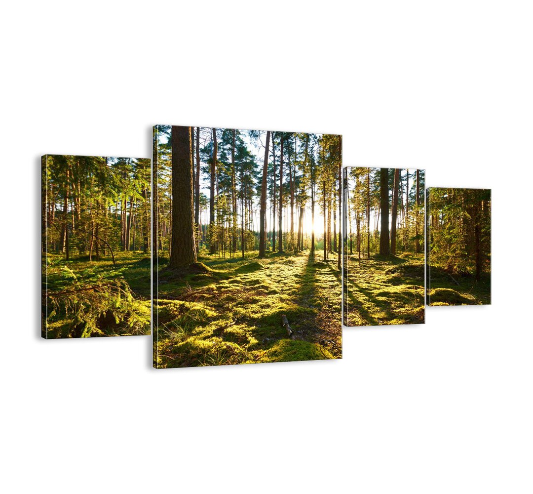 4-tlg. Leinwandbilder-Set - Fotografie „... Behind Seven Forests”