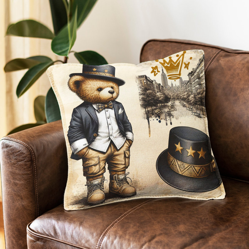 Abstract Throw Pillow