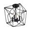 Plafonnier semi-encastré 4 lumières Gracie Oaks Dumais-1340347946