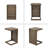 C-Shape End Table-1577384856