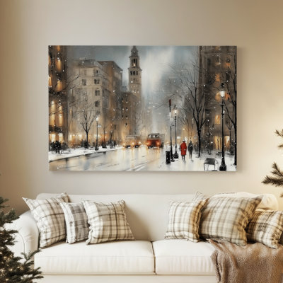 «Honeyed Mistletoe at Dawn», toile tendue avec châssis de qualité supérieure