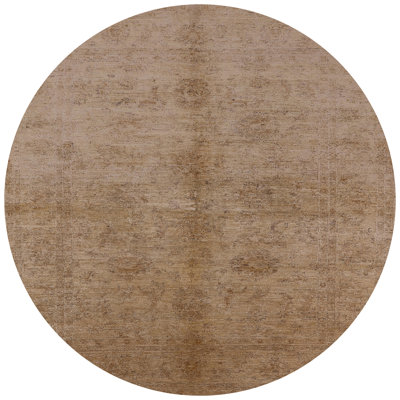 Tapis brun à motif oriental