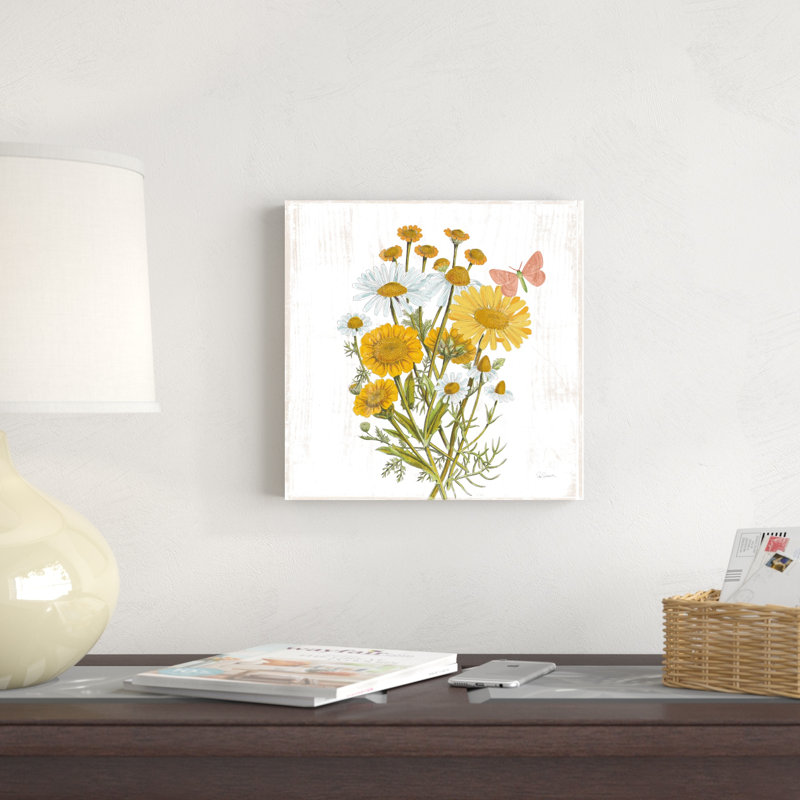 Fleurs de grange blanches X, H 12 po x l 12 po