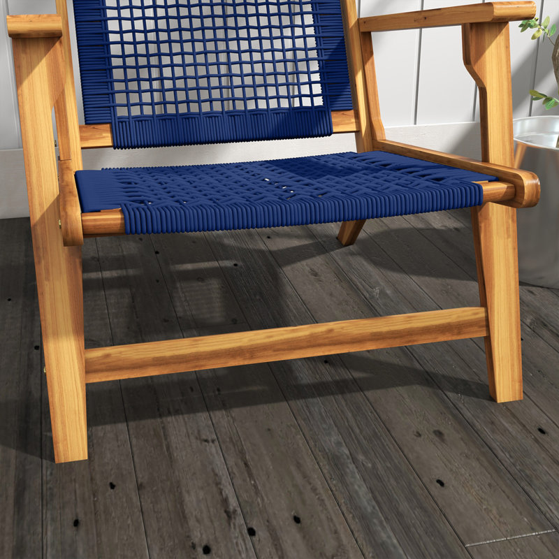 Chaise Adirondack en bois d'acacia Outsunny