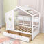 Lit de jour en bois avec 2 tiroirs et tablettes-479944001-479944002