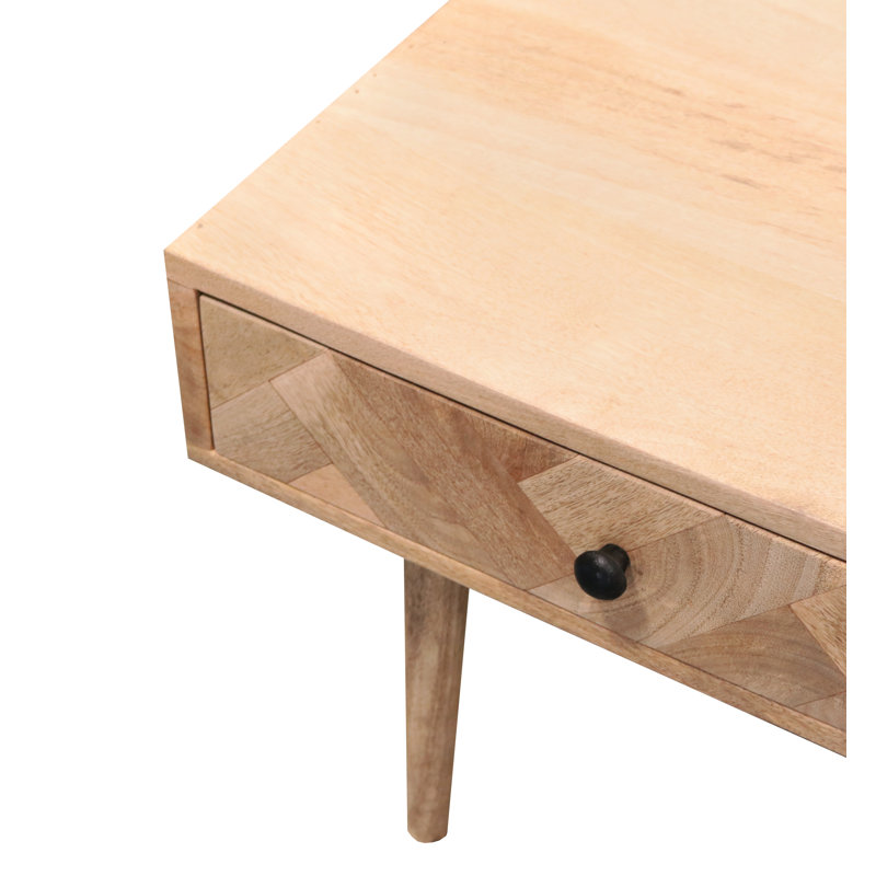 Dorinda Solid Wood Four Leg Coffee Table