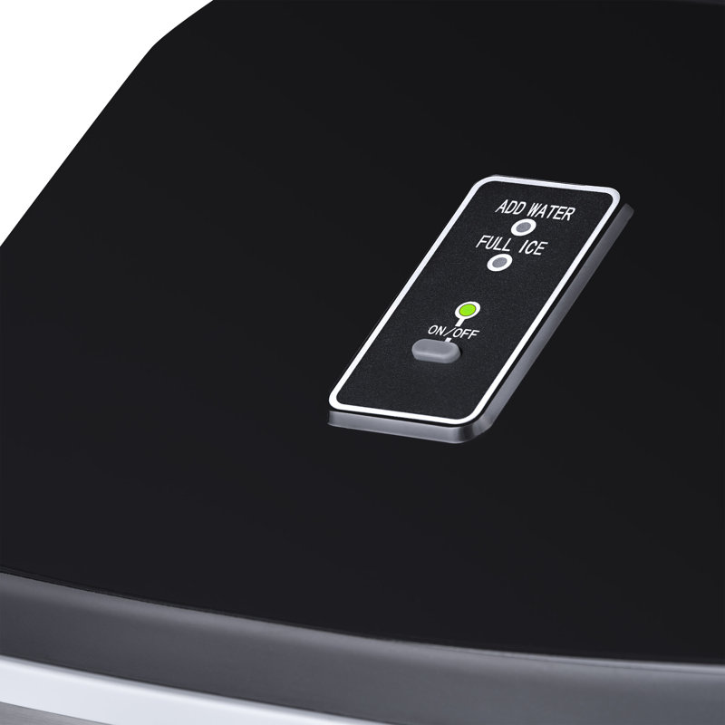Newair 40 lbs Countertop Clear Ice Maker in Stainless Steel, FrozenFall™ Technology for Clear Ice, Insulated for Longer-Lasting Ice