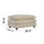 Chenille 2 places avec, beige, matériau respirant, cadre stable beige - ajout élégant