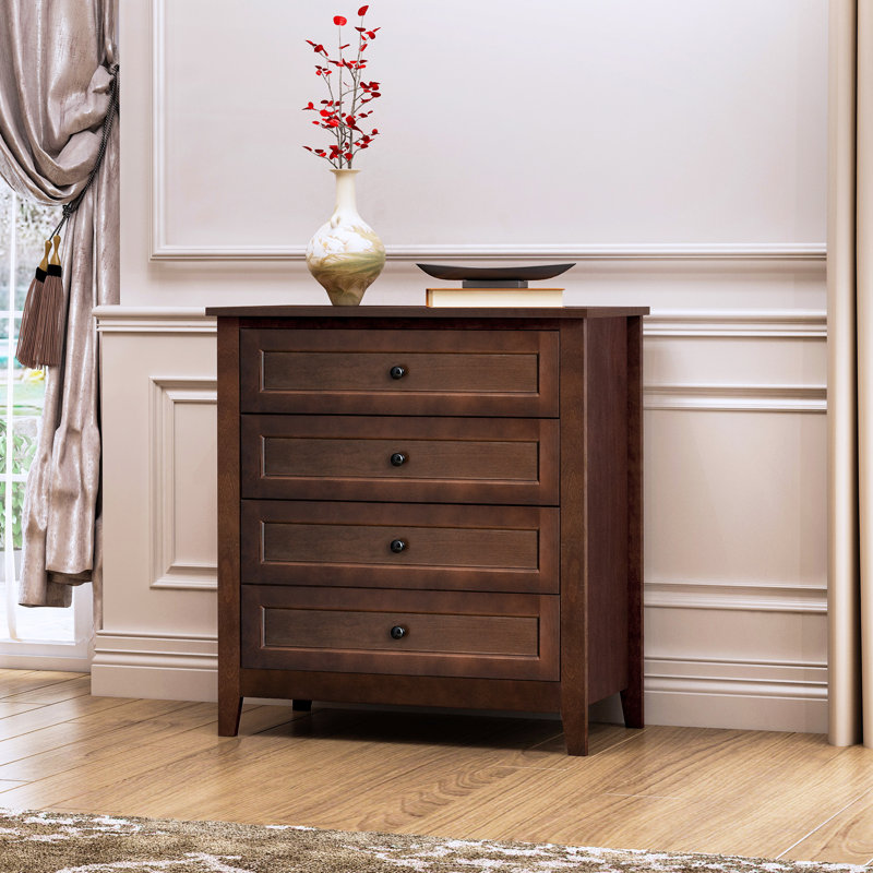 Luly 32.7'' Wide 4 - Drawer Storage Cabinet