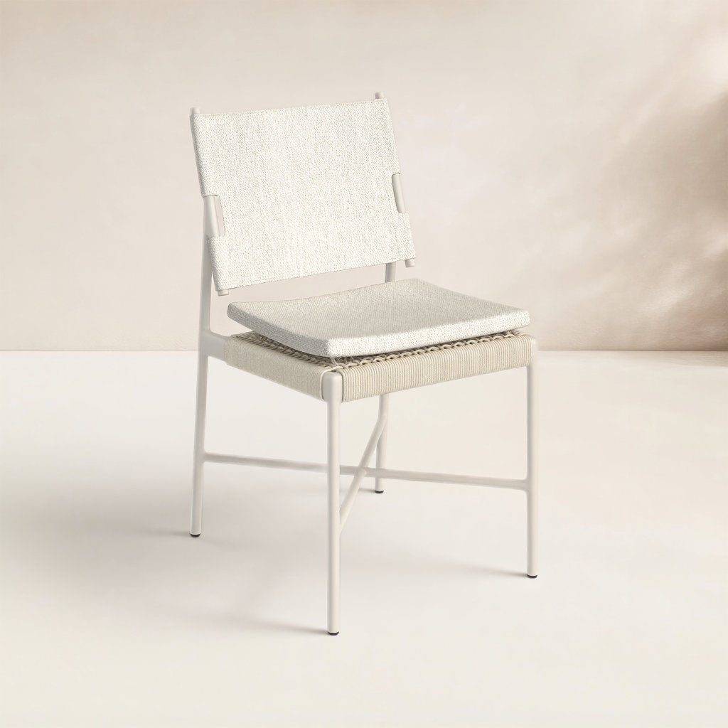 Tribune Patio Side Chair, Faye Sand