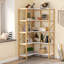 167cm H x 80cm W Metal Corner Bookcase-1021293635-1021293646