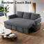 Canapé-lit 81 po avec lit escamotable 81 po, canapé-lit modulaire convertible pour le salon, canapé modulaire confortable avec rangement-1946406324