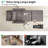 87''W 3-In-1 Convertible Sleeper Chair Bed, 3-Section Extra Length Adjustable Backrest  With 2 Cushions & Storage Bag-1712303262
