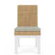 Lana Trestle Dining Table Set With Armchairs And Woven Chairs