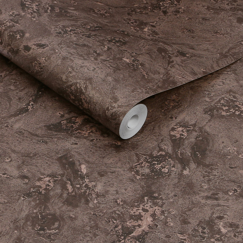 Boheme Marble Dove Wallpaper, Mocha
