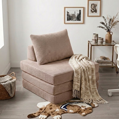 35.4in boneless compressed sofa, three-fold compressed bed, cloud-like sofa seating, suitable for small apartments, living rooms, and bedrooms, perfect for creating a relaxing space