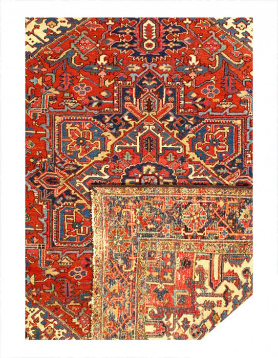 Persian Antique Serapi 8'8'' X 11'4''