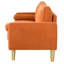 Causeuse moderne, petit canapé rembourré Mid-Century-1074247124