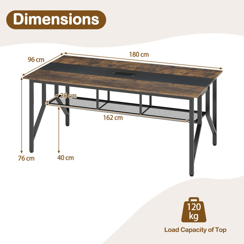 180cm Rectangle Conference Table