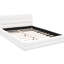Grand lit plateforme tapissier - Structure en bois de pin durable pour la chambre à coucher-285229780
